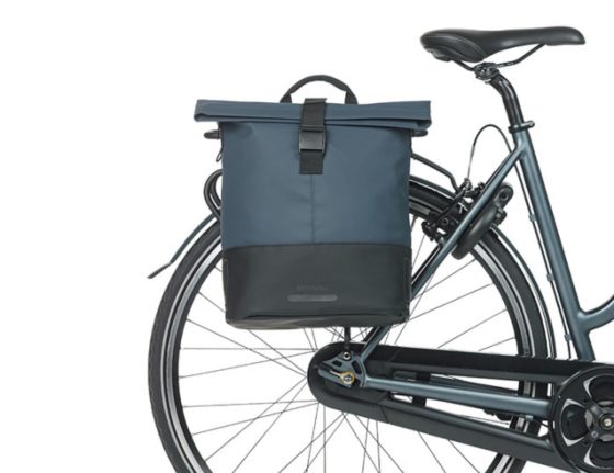 Sacoche arrière vélo de ville Basil Cove Shopper Noir/Marine - 14-16L