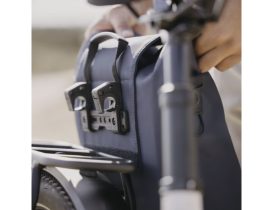 Sacoche arrière vélo de ville Basil Cove Shopper Noir/Marine - 14-16L
