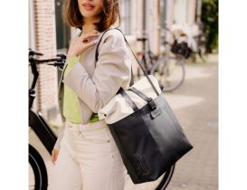 Cabas / Sacoche arrière Basil Vive Rose Bordeaux - 20L