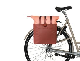 Cabas / Sacoche arrière Basil Vive Rose Bordeaux - 20L