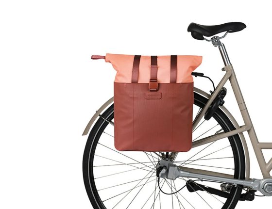 Cabas / Sacoche arrière Basil Vive Rose Bordeaux - 20L