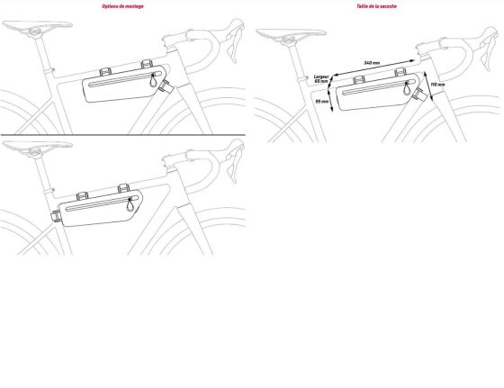 Sacoche de cadre ZEFAL Z ADVENTURE C2 - 2,5L