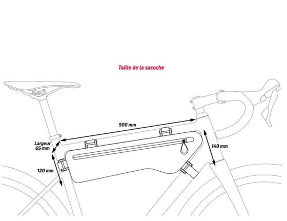 Sacoche de cadre ZEFAL Z ADVENTURE C4 - 4,3L