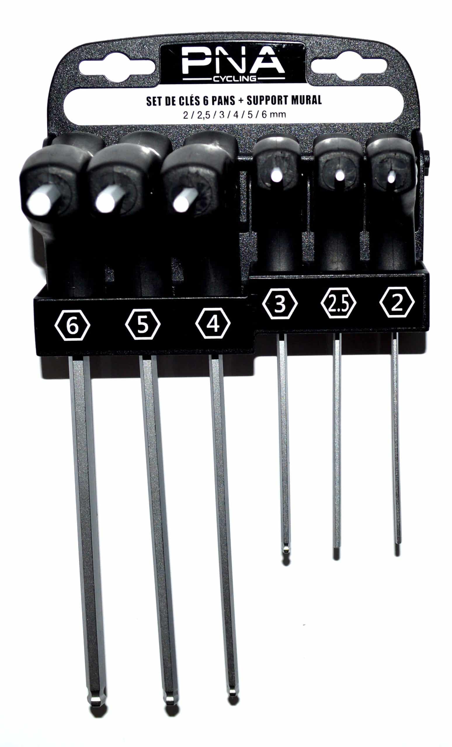 SET DE CLES 6 PANS + SUPPORT