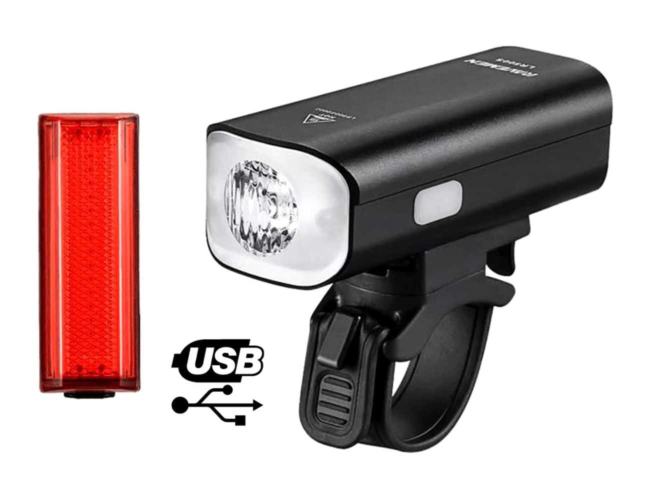 Set Éclairage vélo Ravemen LR500S + TR20  - 500 et 20 Lumens