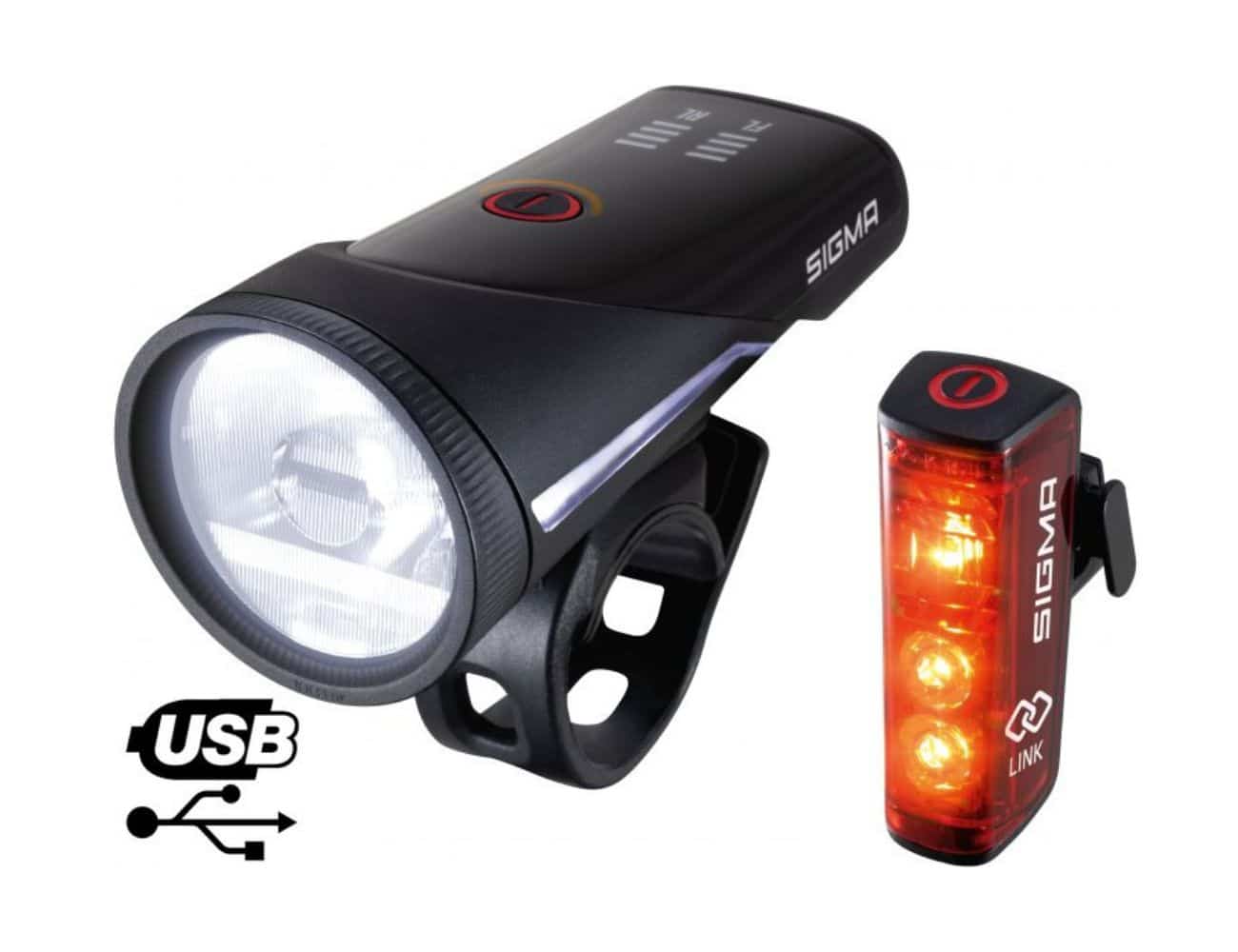 Kit éclairage vélo SIGMA AURA 100 LINK / BLAZE LINK