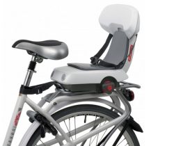 Siège vélo enfant Polisport Guppy Junior - 6 à 10 ans Fixation Porte-bagages