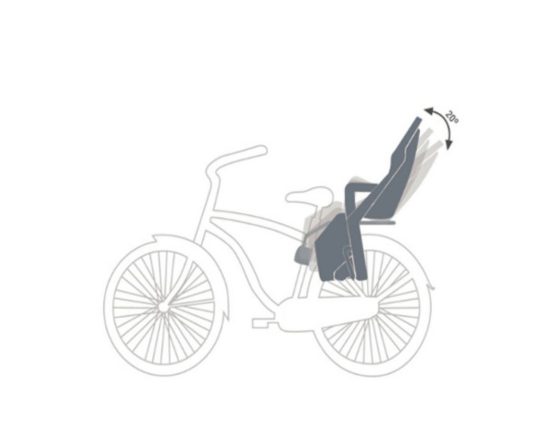 Porte-bébé Polisport GUPPY Maxi RS+ inclinable fixation cadre