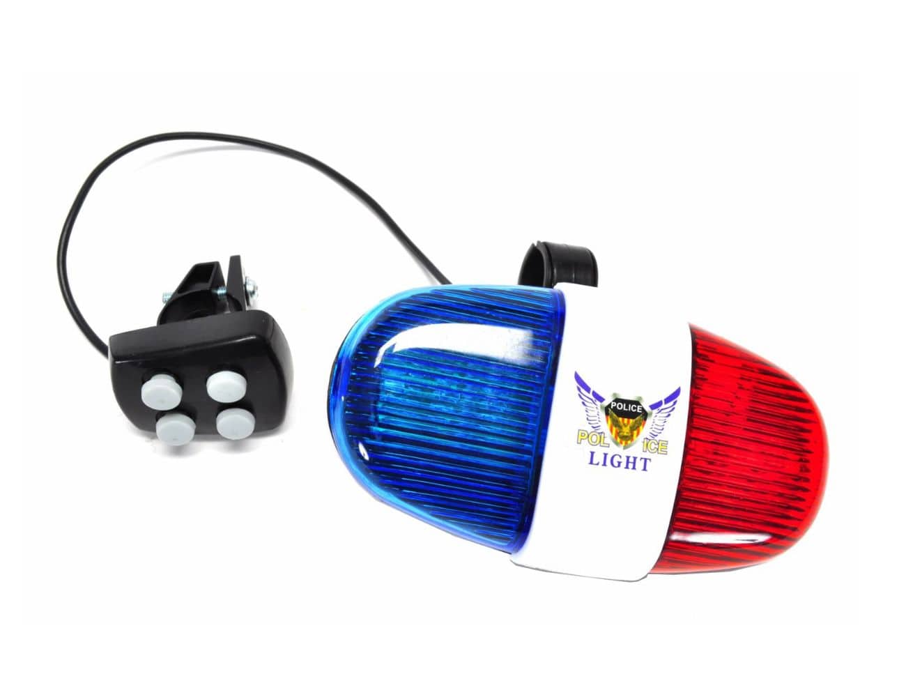 Sonnette de vélo enfant son et lumière Police PNA