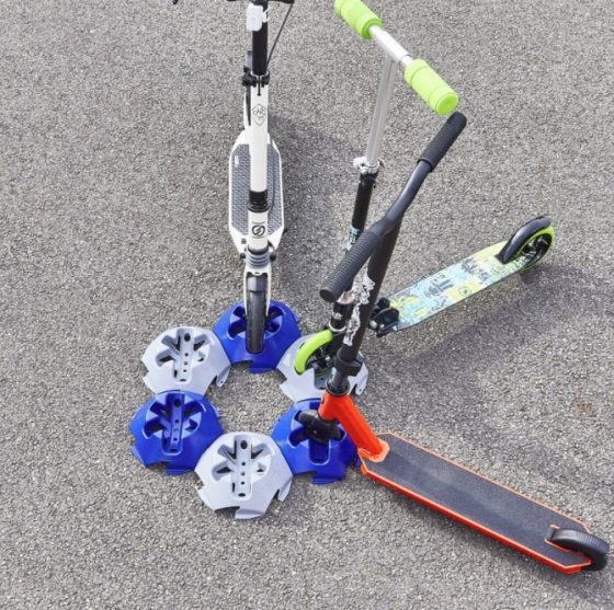 Support trottinette au sol Mottez