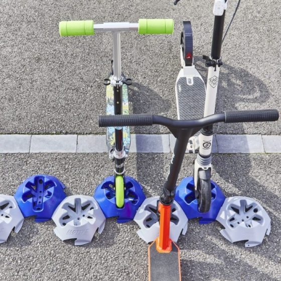 Support trottinette au sol Mottez