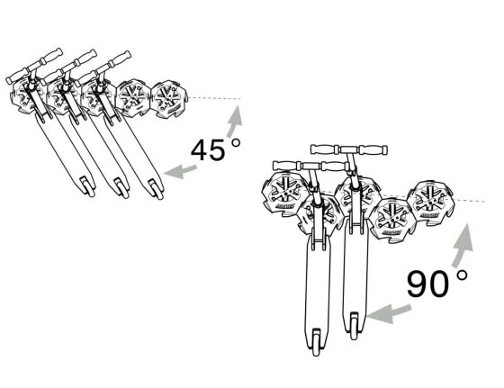 Support trottinette au sol Mottez