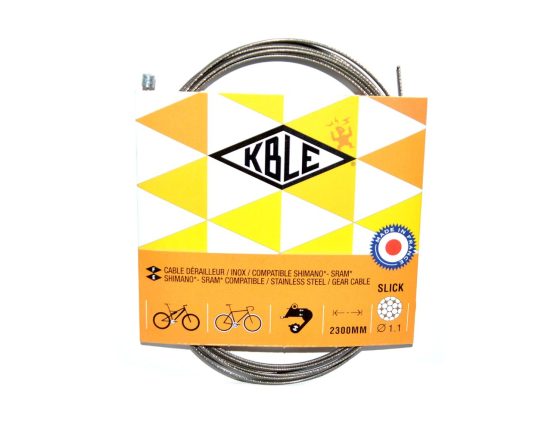 Câble dérailleur inox Transfil SLICK 1.1x2300 mm