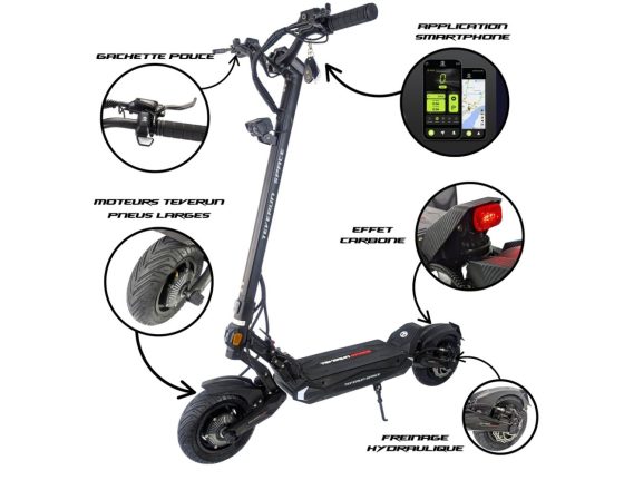 Trottinette électrique TEVERUN Space