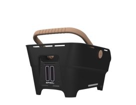 Panier vélo de ville Basil Cento Neo MIK Noir - 21L - fixation MIK incluse