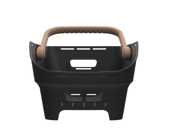Panier vélo de ville Basil Cento Neo MIK Noir - 21L - fixation MIK incluse