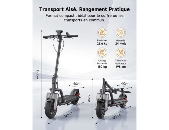 Trottinette électrique NAVEE N65i II
