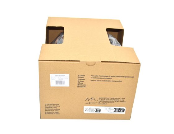 Casque vélo urbain avec visière – Champagne mat – Taille M