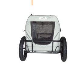 Remorque vélo pour chien PNA 2 en 1 gris foncé