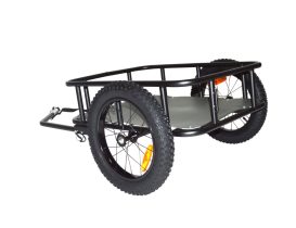 Remorque vélo pour chien PNA 2 en 1 gris foncé