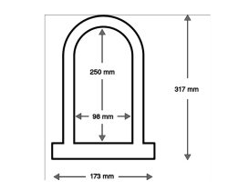 Antivol U Auvray U ALARM PRO 120 dB avec support - 250 mm