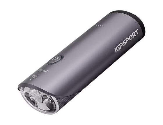 Éclairage avant vélo iGPSPORT VS1800S - 1800 lumens rechargeable USB