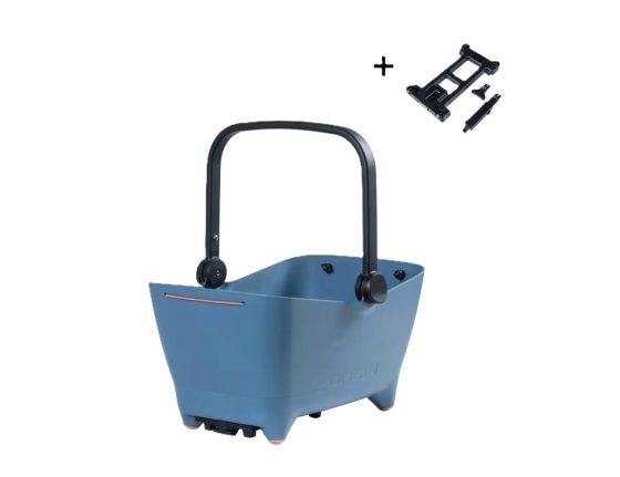 Panier vélo pour chien Basil Buddy MIK 2.0 – Faded Denim