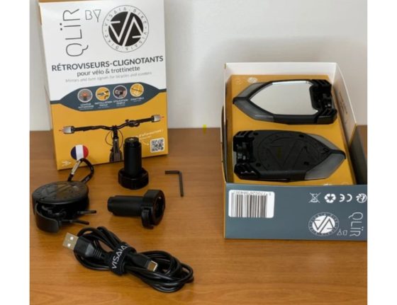 Rétroviseurs clignotants QLÏR Visaia Bike pour vélo et trottinette