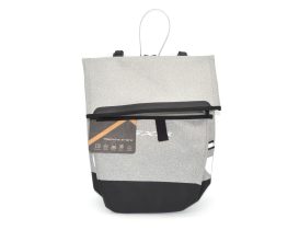 Sacoche arrière EXS étanche 25 L avec antivol – grise réfléchissante