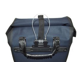 Sacoche arrière EXS avec antivol Bleu marine - 25L